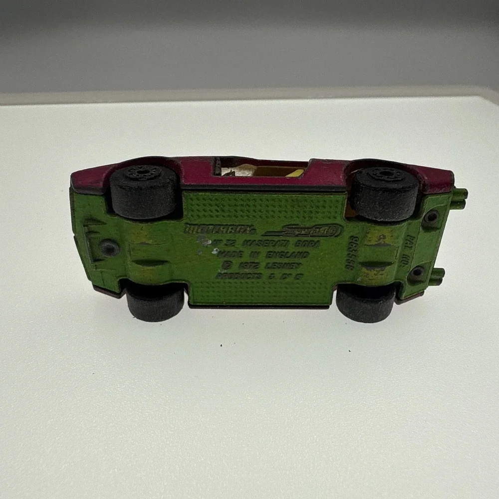 1972 Matchbox Superfast Lesney No. 32 Maserati Bora Made in England Missing Door